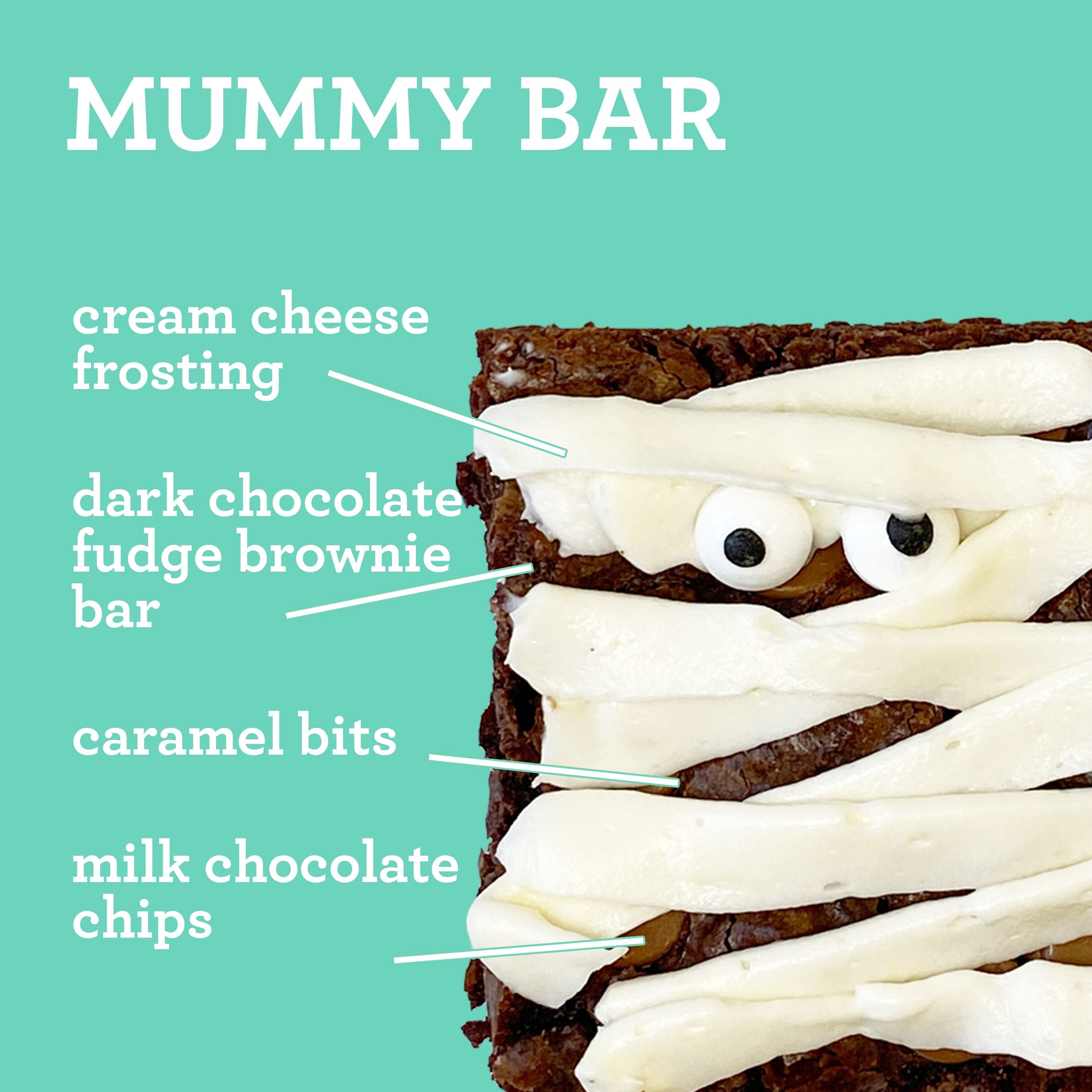 Gluten-Free Mummy Brownies - LOCAL PICK UP ONLY