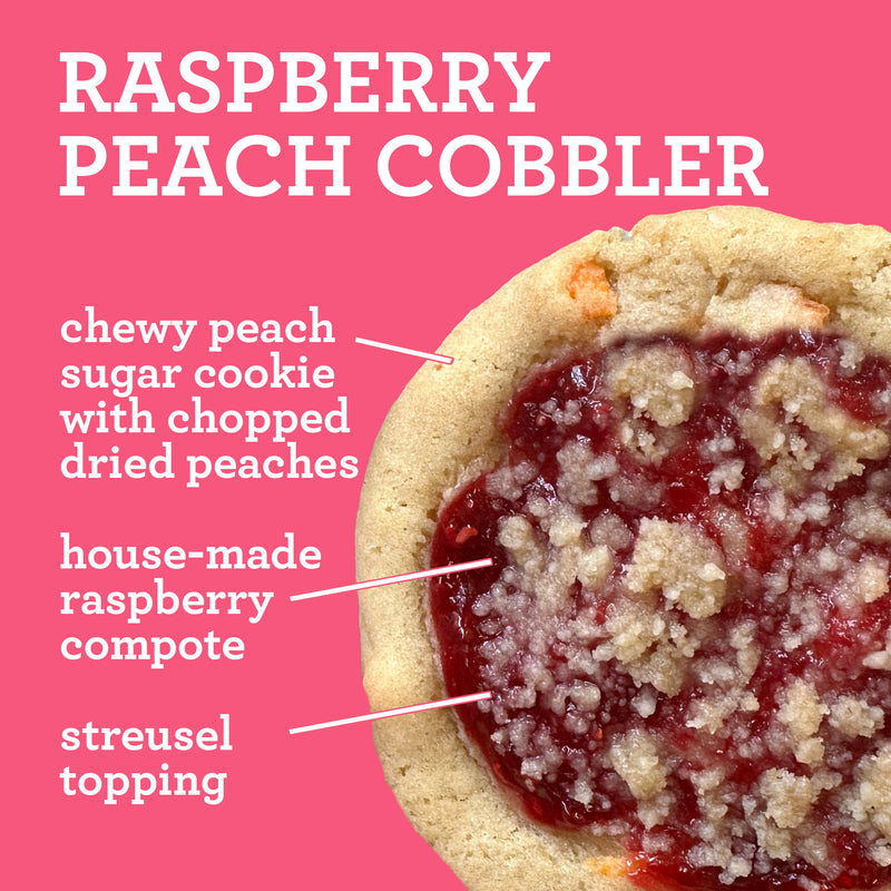 Raspberry Peach Cobbler